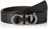 Picture of Salvatore Ferragamo Men's Reversible/Adjustable Belt-678783, Nero/Hickory, 32