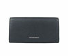 Picture of Alexander McQueen Women's Dark Blue Leather Continental Wallet 492594 4006