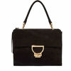 Picture of COCCINELLE Bag ARLETTIS SUEDE Female Leather+suede Black - E1ED6120601001