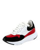 Picture of Alexander McQueen McQueen Leather Runner Sneakers (35.5) Black/Red