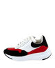 Picture of Alexander McQueen McQueen Leather Runner Sneakers (35.5) Black/Red