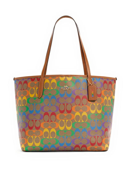 Coach on sale multicolor tote