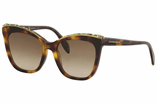 Picture of Sunglasses Alexander McQueen AM 0182 S- 003 HAVANA/BROWN