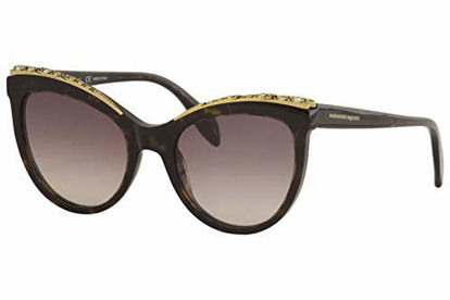 Picture of Sunglasses Alexander McQueen AM 0181 S- 003 HAVANA/RED