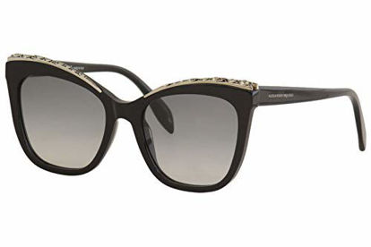 Picture of Sunglasses Alexander McQueen AM 0182 S- 002 BLACK/GREY