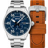 Picture of Avi-8 Men's Spitfire AV-4073-11 Blue Stainless-Steel Japanese Automatic Fashion Watch