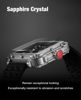 Picture of CIGA Design Mechanical Automatic Watch X Series SUV Inspired Anti-Shock Design Sapphire Crystal Analog Skeleton Watches with Silicone and Nylon Strap for Men and Women (Space Silver)