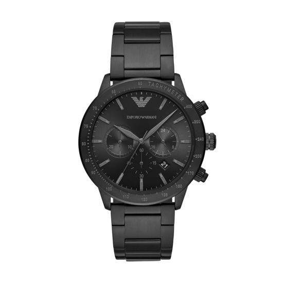 Picture of Emporio Armani Men's Chronograph Black Stainless Steel Watch (Model: AR11242)