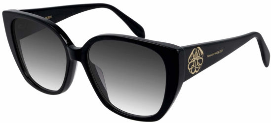 Picture of Sunglasses Alexander McQueen AM 0284 S- 002 Black/Grey