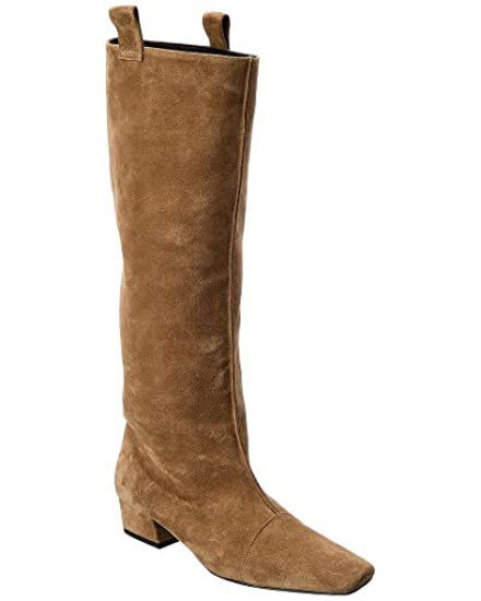 GetUSCart By Far Remy Suede Knee High Boot 38 Brown