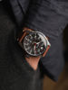 Picture of AVI-8 Mens 46mm Hawker Hurricane Clowes Automatic Wittering Pilot Watch with Genuine Leather Strap AV-4097-01