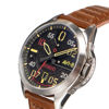 Picture of AVI-8 P-51 Mustang Hitchcock AV-4086-01 Meadow Brook Japanese Automatic Watch | Stainless Steel/Brown/Black