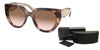 Picture of Prada PR14WS 01R0A6 52MM Caramel Tortoise/Powder / Brown Gradient Cat Eye Sunglasses for Women + BUNDLE With Designer iWear Complimentary Eyewear Kit