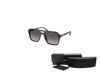 Picture of Prada PR20YS 2AU09G 55MM Havana / Grey Gradient Polarized Pilot Sunglasses for Men + BUNDLE with Designer iWear Complimentary Eyewear Kit