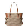 Picture of Michael Kors Voyager East/West Tote Beige/Ebony One Size