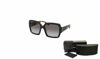 Picture of Prada PR21XS 1AB0A7 54MM Black / Gray Gradient Square Sunglasses for Women + BUNDLE With Designer iWear Complimentary Eyewear Kit