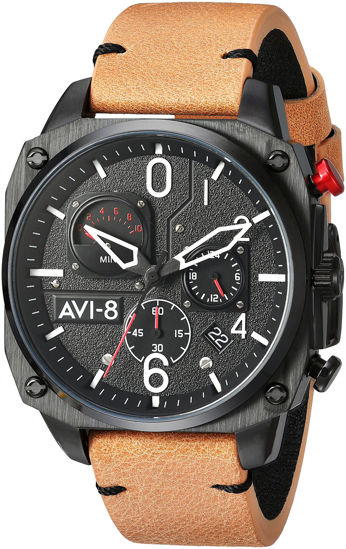 Picture of AVI-8 Men's AV-4052-02 Hawker Hunter Analog Display Japanese Quartz Brown Watch