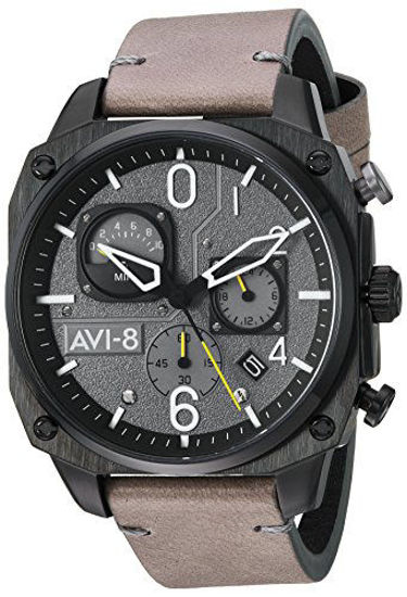 Picture of AVI-8 Men's AV-4052 Hawker Hunter Analog Display Japanese Quartz Watch with Leather Band