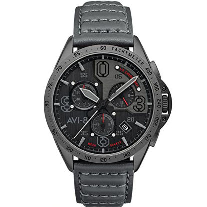 Picture of AVI-8 P-51 Mustang Blakeslee Chrono Gunmetal Grey