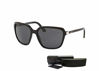 Picture of Prada PR10VS HERITAGE 1AB5Z1 58M Black/Grey Polarized Pillow Sunglasses For Women+FREE Complimentary Eyewear Care Kit