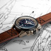 Picture of AVI-8 Men's Hawker Harrier Matador Japanese Quartz Chronograph Desert Brown 45mm Watch with Brown Genuine Leather Strap - AV-4065-06