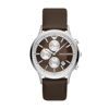 Picture of Emporio Armani Men's Chronograph Brown Leather Watch (Model: AR11490), Brown/White