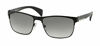 Picture of Prada PR51OS CONCEPTUAL FAD3M1 58M Matte Black/Black/Grey Gradient Rectangle Sunglasses For Men+ BUNDLE With Designer iWear Complimentary Eyewear Kit