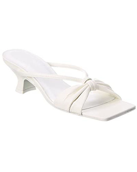 GetUSCart By Far Freya Leather Sandal 35 White