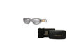 Picture of Versace VE4361 311/6G 53MM Transparent Grey / Light Grey Mirror Silver 80M Irregular Sunglasses for Men + BUNDLE with Designer iWear Complimentary Eyewear Kit