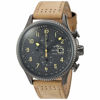 Picture of AVI-8 Men's 'Hawker Hunter' Quartz Stainless Steel and Leather Aviator Watch, Color:Beige (Model: AV-4036-06)