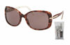 Picture of Prada PR08OS CONCEPTUAL UE06X1 57M Pink Havana/Brown Rectangle Sunglasses For Women+FREE Complimentary Eyewear Care Kit