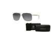 Picture of Versace VE2174 1252T3 59MM Pale Gold / Light Grey Gradient Grey Square Sunglasses for Men+ BUNDLE with Designer iWear Complimentary Eyewear Care Kit