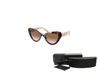 Picture of Prada PR13YS 07R0A6 52MM Havana / Brown Gradient Cat Eye Sunglasses for Women + BUNDLE With Designer iWear Complimentary Eyewear Kit