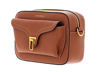 Picture of Coccinelle Beat Small Selleria Caramel Shoulder Bag Brown Woman 21x15x7cm