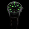 Picture of AVI-8 Spitfire AV-4089-03 Lock Slate Black Japanese Meca-Quartz Chronograph Watch | Stainless Steel/Black