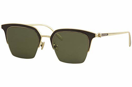 Alexander Mcqueen Grey Shield Men's Sunglasses AM0354S 003 99 889652369396  - Sunglasses - Jomashop