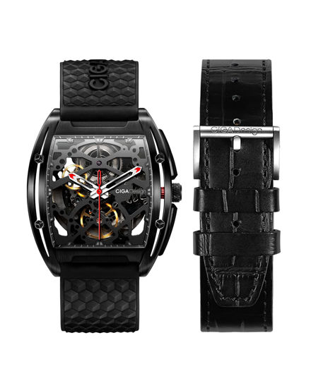 Buy Hamt Synthetic Strap Square Dial Display Wrist Watch for Men  HT-GSQ214-BLK-BRW Online at Best Prices in India - JioMart.