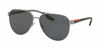 Picture of Prada PS54TS LIFESTYLE 5AV5Z1 58M Gunmetal/Grey Polarized Pilot Sunglasses For Men+FREE Complimentary Eyewear Care Kit