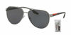 Picture of Prada PS54TS LIFESTYLE 5AV5Z1 58M Gunmetal/Grey Polarized Pilot Sunglasses For Men+FREE Complimentary Eyewear Care Kit