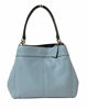 Picture of Coach F57545 Lexy Pebble Leather Shoulder Bag (SV/Cornflower Midnight)