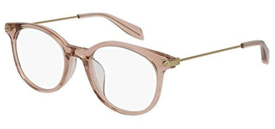 Picture of Alexander McQueen AM0093OA Eyeglasses 003 Pink/Gold 50 mm