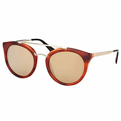 Picture of Prada Women's 0PR 23SS Striped Brown One Size