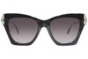 Picture of Alexander McQueen AM0375S Black/Grey Shaded 53/19/145 women Sunglasses