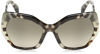 Picture of Prada Women's PR 16RS Spotted Opal Brown/Light Brown Gradient