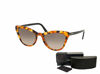 Picture of Prada PR01VS CATWALK UF33D0 56M Orange Havana/Light Brown Gradient Light Grey Cat Eye Sunglasses For Women + FREE Complimentary Eyewear Care Kit