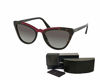 Picture of Prada PR01VS CATWALK 3200A7 56M Havana/Red/Grey Gradient Cat Eye Sunglasses For Women + FREE Complimentary Eyewear Care Kit