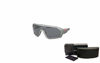 Picture of Prada PS03VS 5735Z1 36MM Grey / Polar Grey Polarized Shield Sunglasses for Men + FREE Complimentary Eyewear Kit