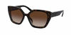 Picture of PR24XS 2AU6S1 52MM Havana / Brown Gradient Rectangle Sunglasses for Women + FREE Complimentary Eyewear Kit