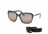 Picture of Prada PR10VS HERITAGE 510756 58M Grey Havana/Brown Gradient Blue Pillow Sunglasses For Women+FREE Complimentary Eyewear Care Kit