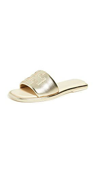 Tory burch deals gold slides